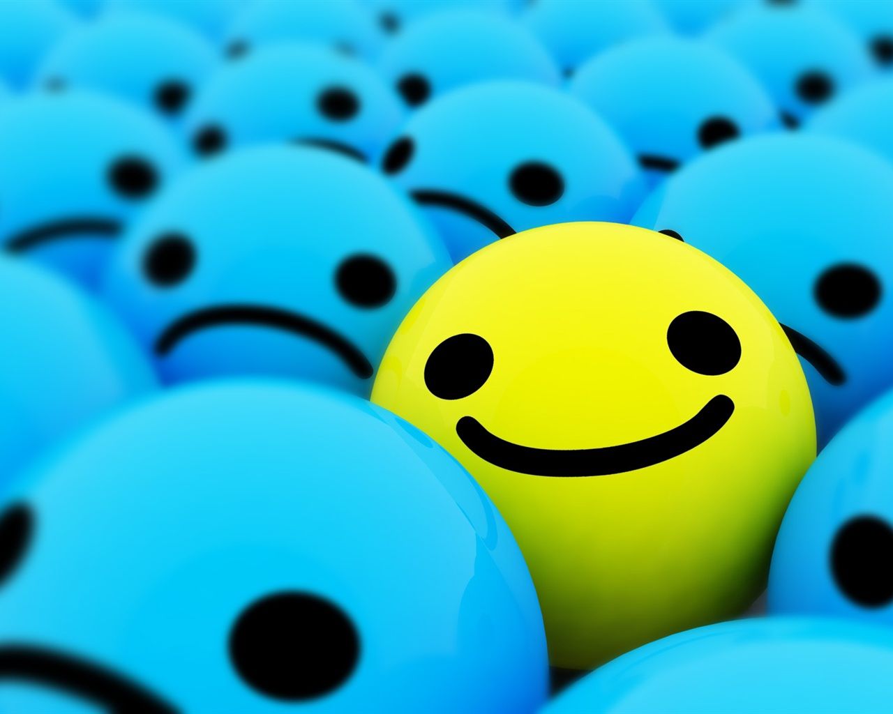 Happy smiling faces 3D Wallpaper | 1280x1024 resolution wallpaper ...