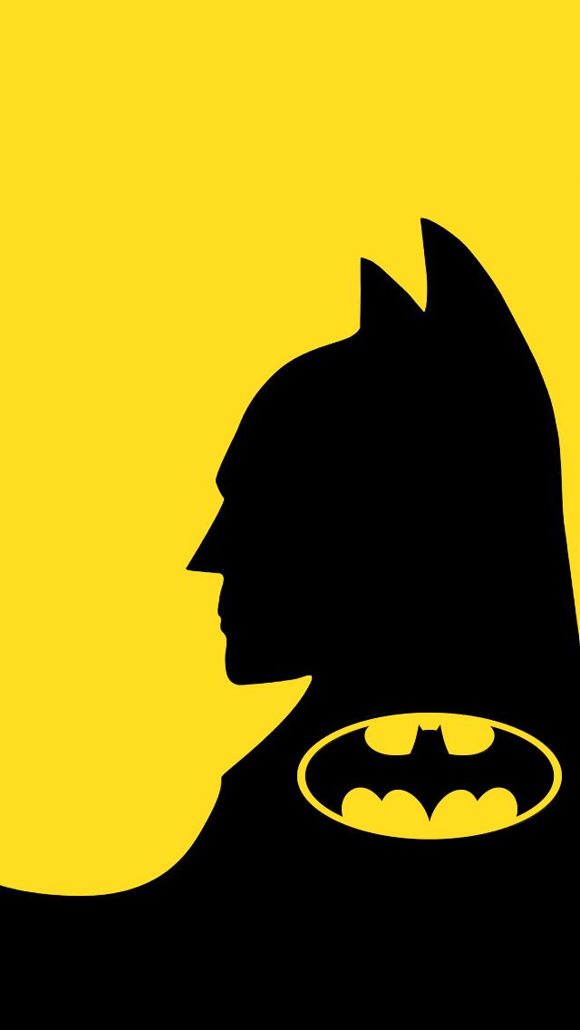 Batman face and logo iPhone 5 Wallpaper (640x1136)