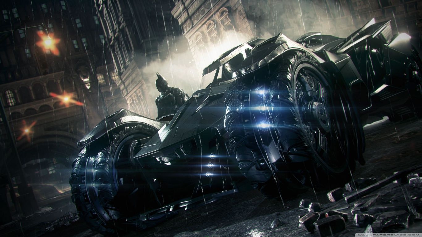 Batman Arkham Knight Batmobile 2014 HD desktop wallpaper
