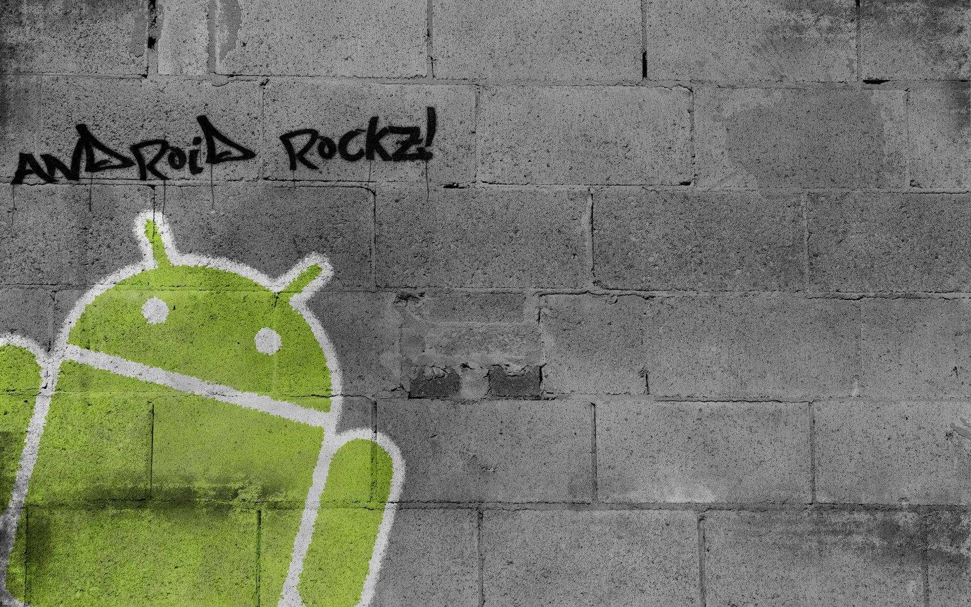 Theme Bin» Blog Archive » Android Graffiti HD Wallpaper