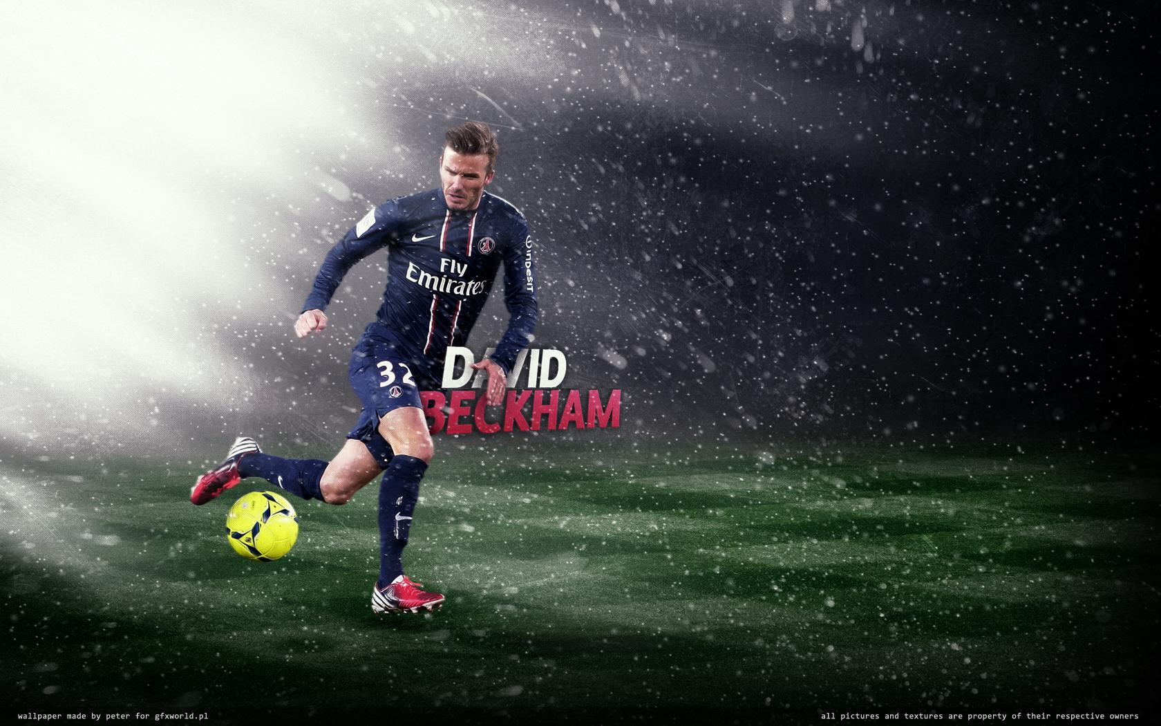 Download David Beckham PSG Football Club Wallpaper HD Free ...