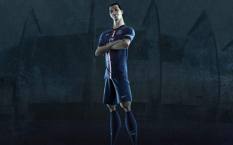 Zlatan Ibrahimovic PSG Jersey 2014-2015 Home Kit Wallpaper free ...