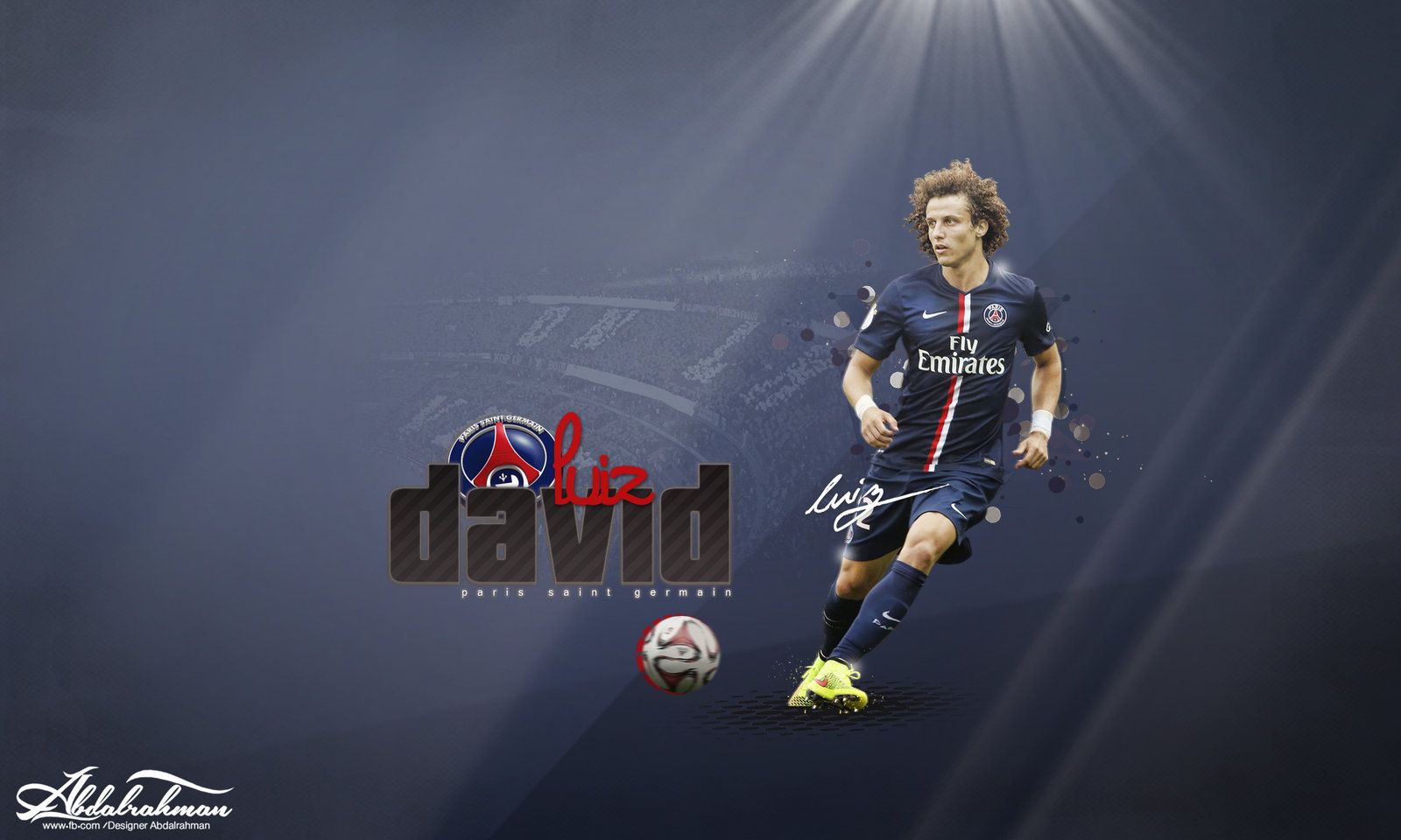 David Luiz 2015 Psg Cool Wallpaper 1080p | Wallbi.com