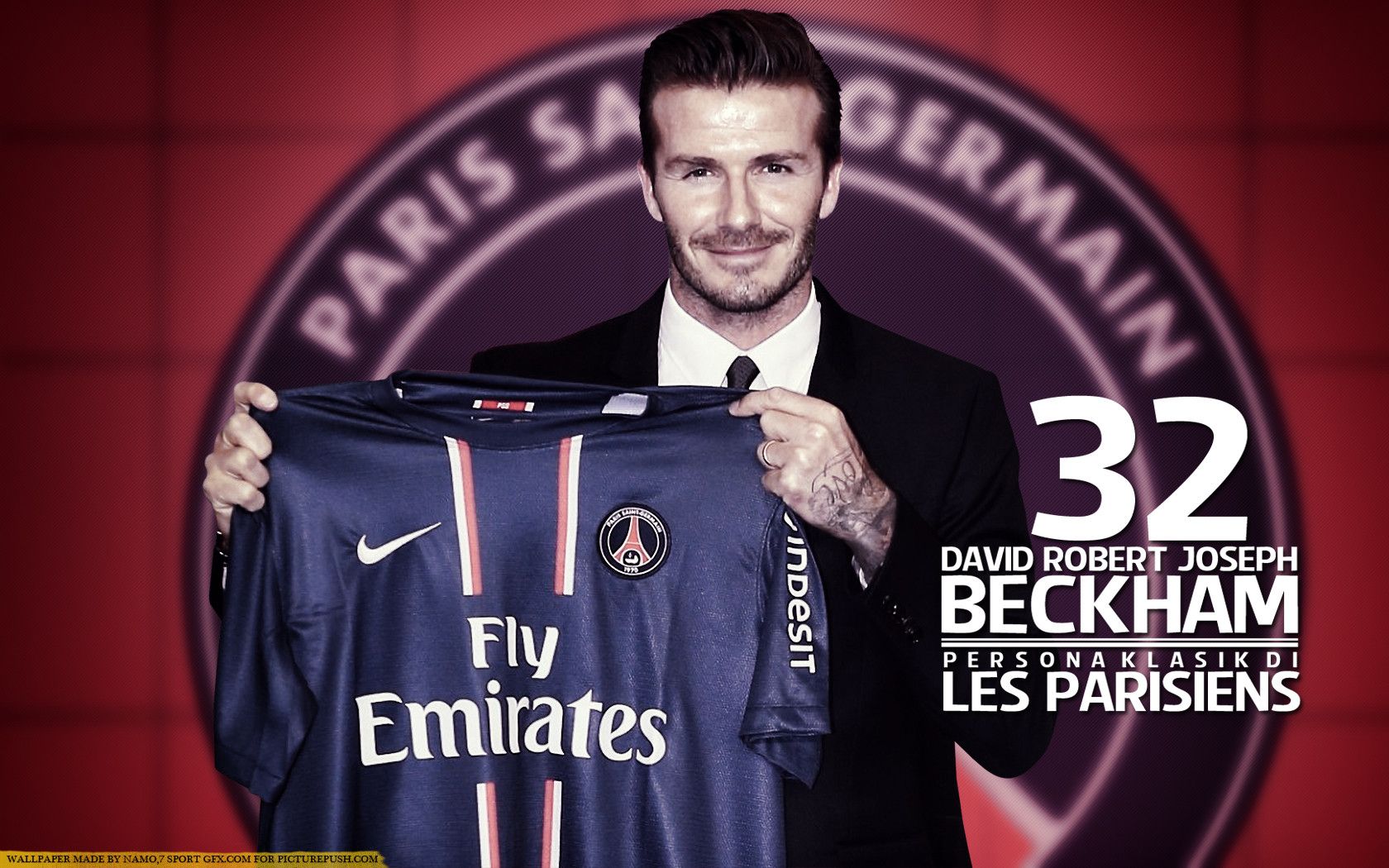 David Beckham PSG 2013 Exclusive HD Wallpapers #3954
