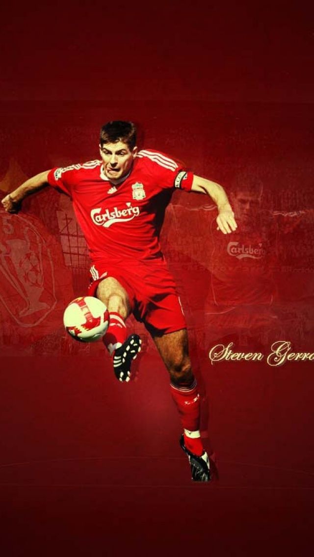 Liverpool Fc Steven Gerrard iPhone 5 Wallpaper | ID: 29774