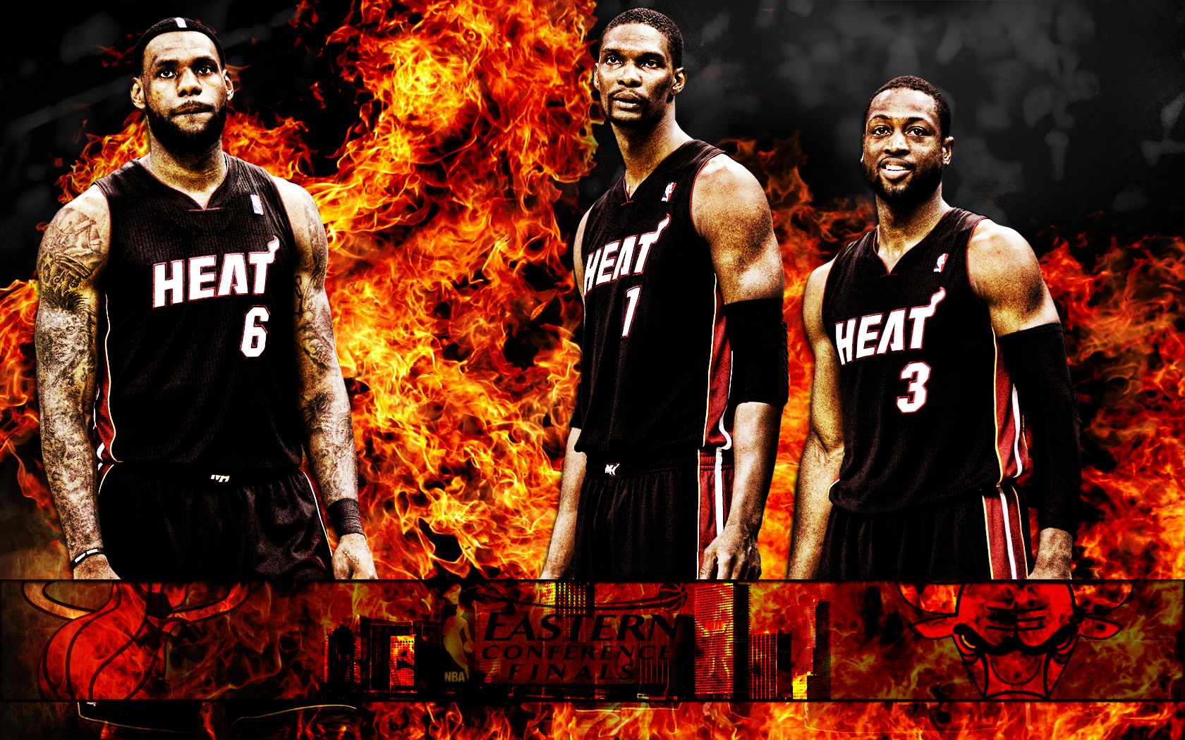 Download Miami Heat wallpapers for mobile phone, free Miami