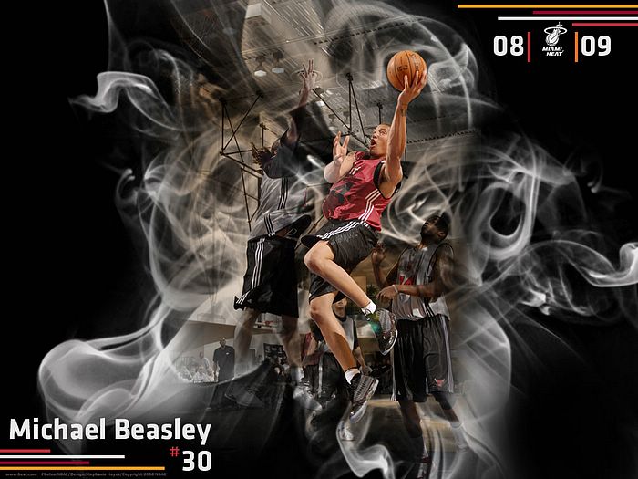 Miami Heat : Michael Beasley Photo3 - Wallcoo.net