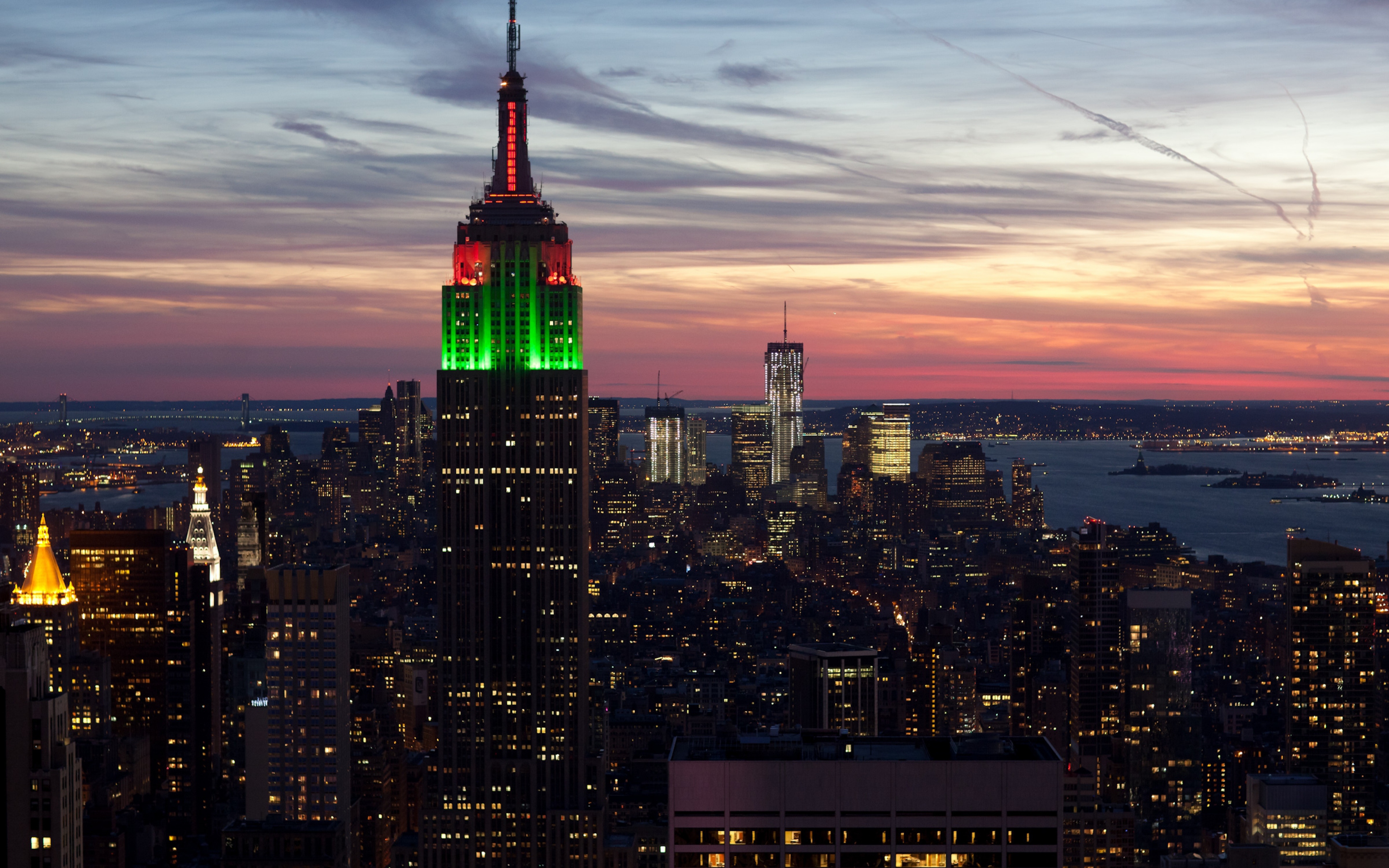 Download Wallpaper 3840x2400 City, New york, Empire state building ...