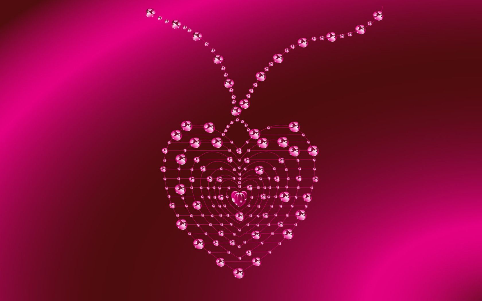 Free Wallpaper of a Pink Necklace Free Wallpaper World