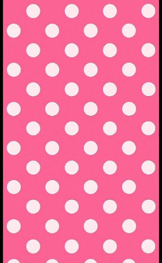 Big pink polka dot iPhone wallpaper Wall Pinterest Iphone