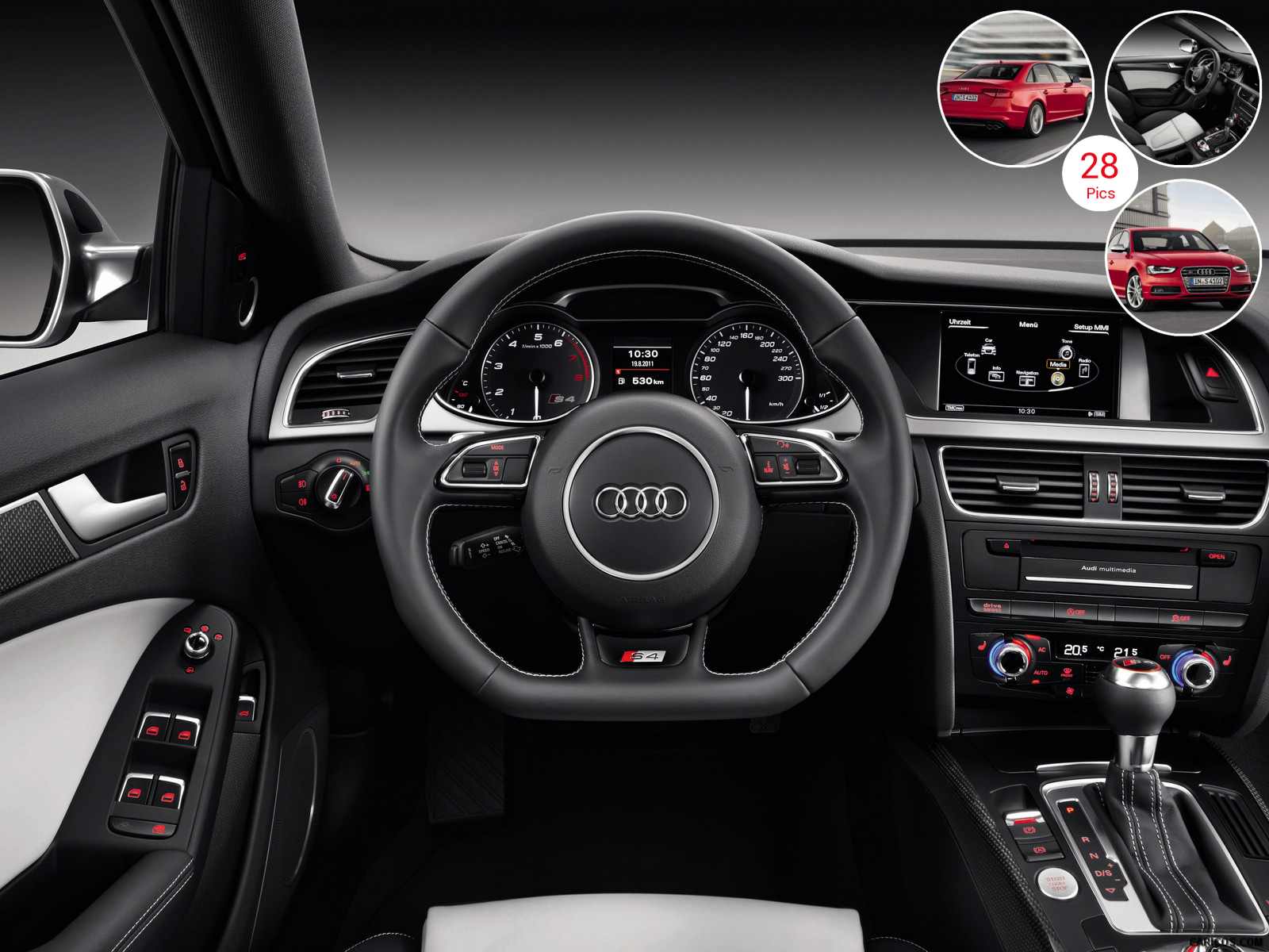 2013 Audi S4 - Interior Wallpaper 1600x1200