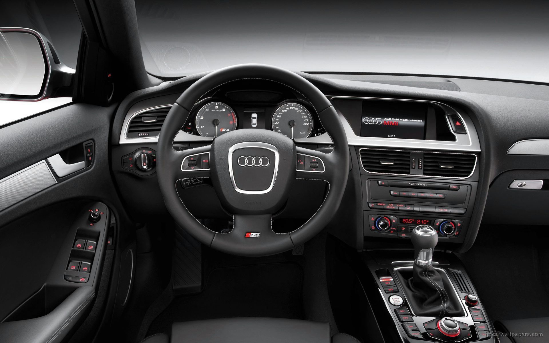 2009 Audi S4 Interior Wallpaper | HD Car Wallpapers