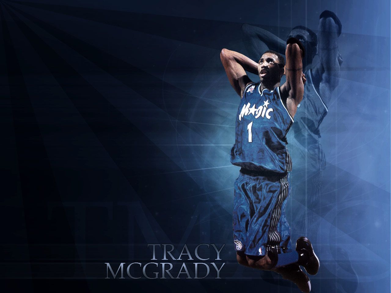T-Mac Orlando Magic Dunk Wallpaper | Basketball Wallpapers at ...