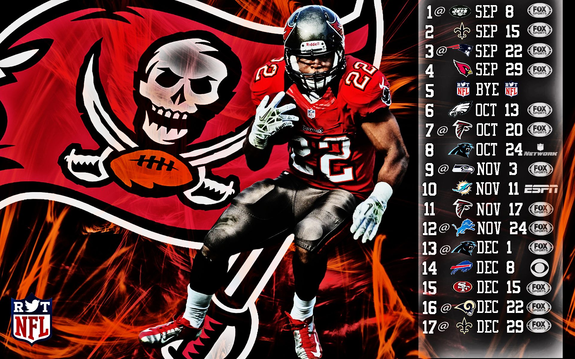 2013 NFL Schedule Wallpapers | HDR Sports