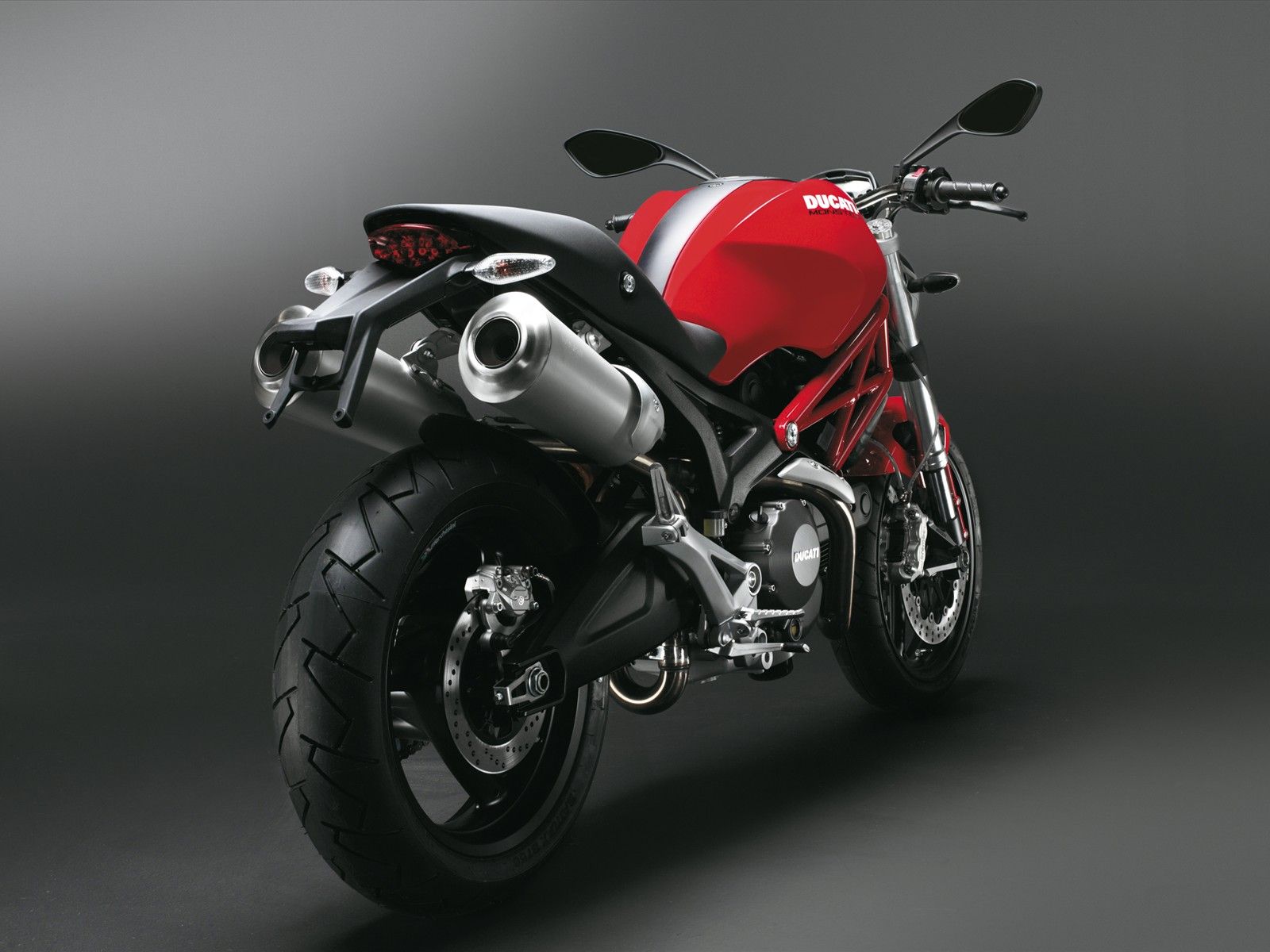 Ducati Monster 696 Red Rear Wallpapers | HD Wallpapers