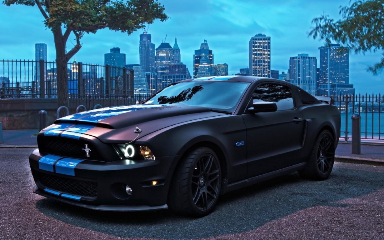 2015 Ford Mustang Shelby GT500 Black - wallpaper.