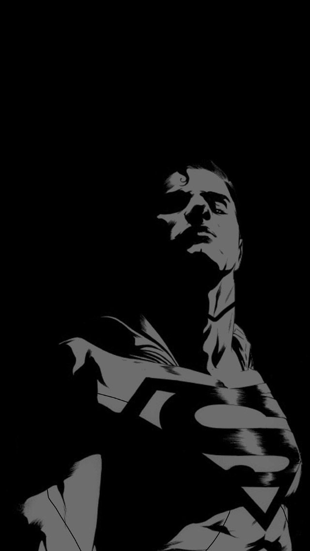 FREEIOS7 | superman-dark-background - parallax HD iPhone iPad ...