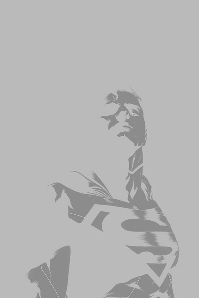FREEIOS7 | superman-white-background - parallax HD iPhone iPad ...