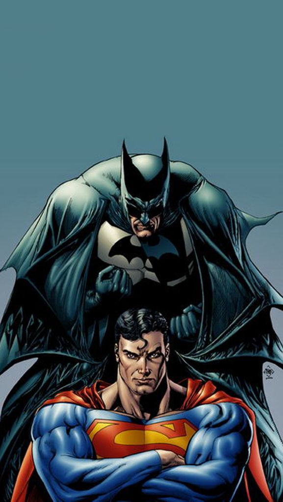 Batman and Superman iPhone 5 Wallpaper 577x1024