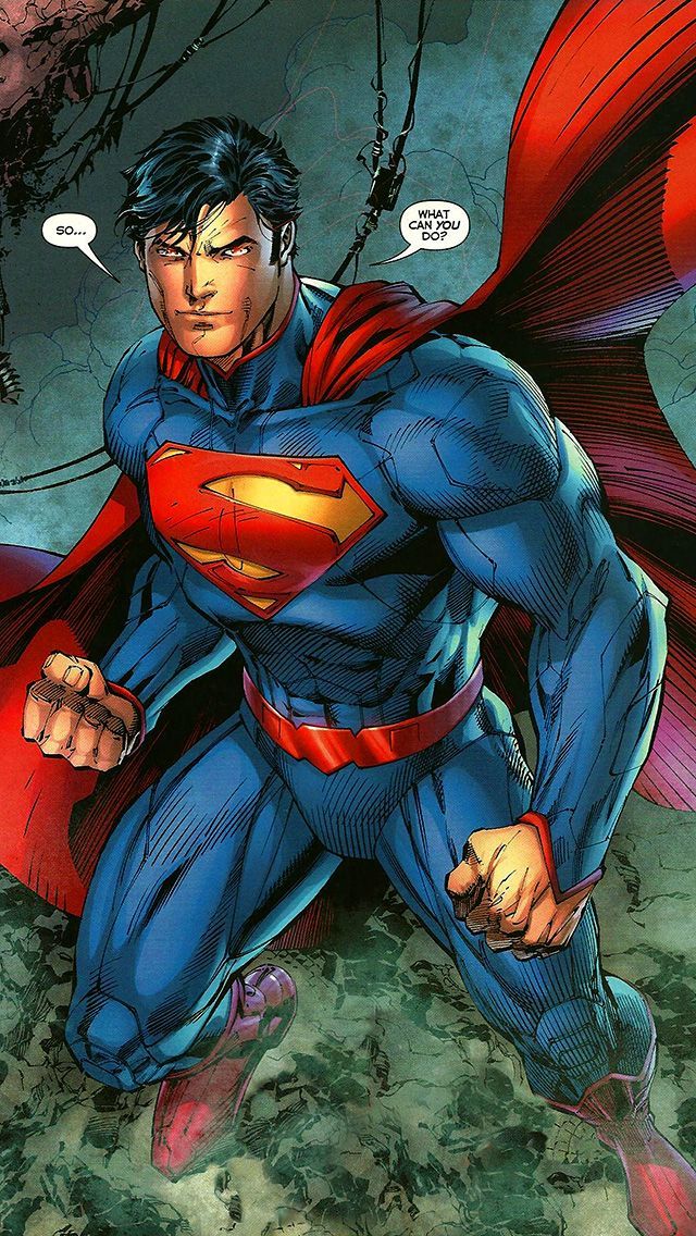 Superman Comic book page iPhone 5 Wallpaper (640x1136)