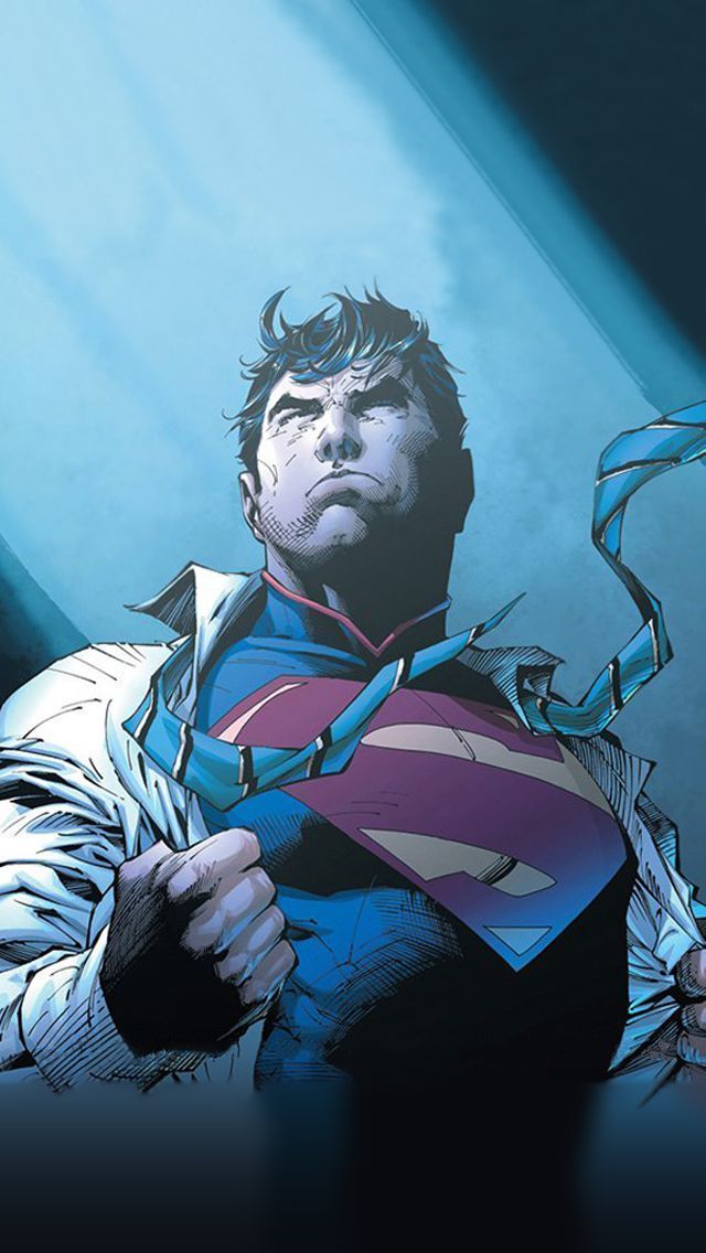 Superman being a boss iPhone 5 Wallpaper (640x1136)