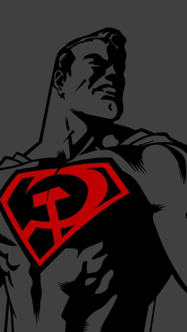 Communist Superman iPhone 5 Wallpaper | ID: 32871