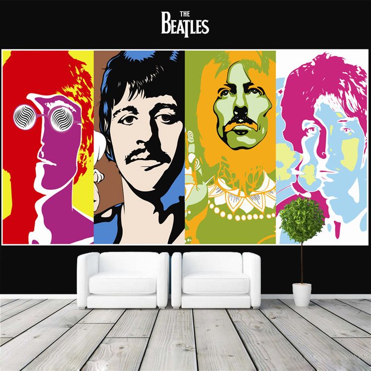 Aliexpress.com : Buy The Beatles Photo Wallpaper Music Band ...