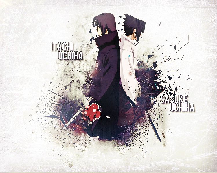 Itachi And Sasuke [Wallpaper] by Pain4 on DeviantArt