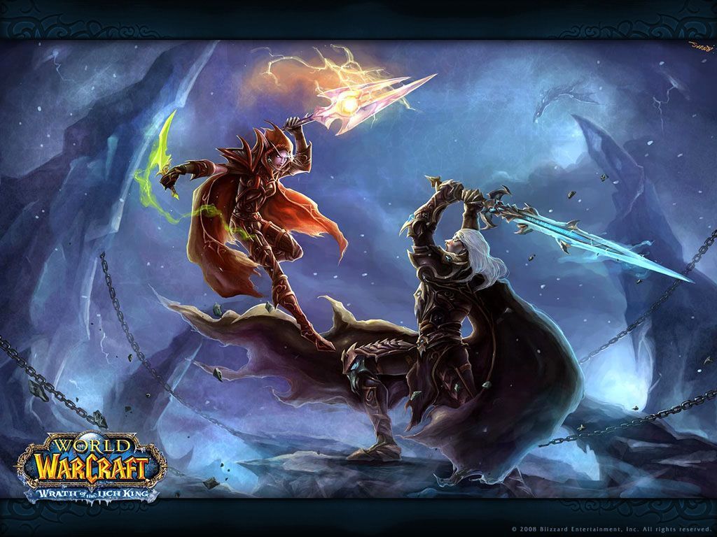 Arthas vs Blood Elf, World of Warcraft Wrath of the Lich King ...