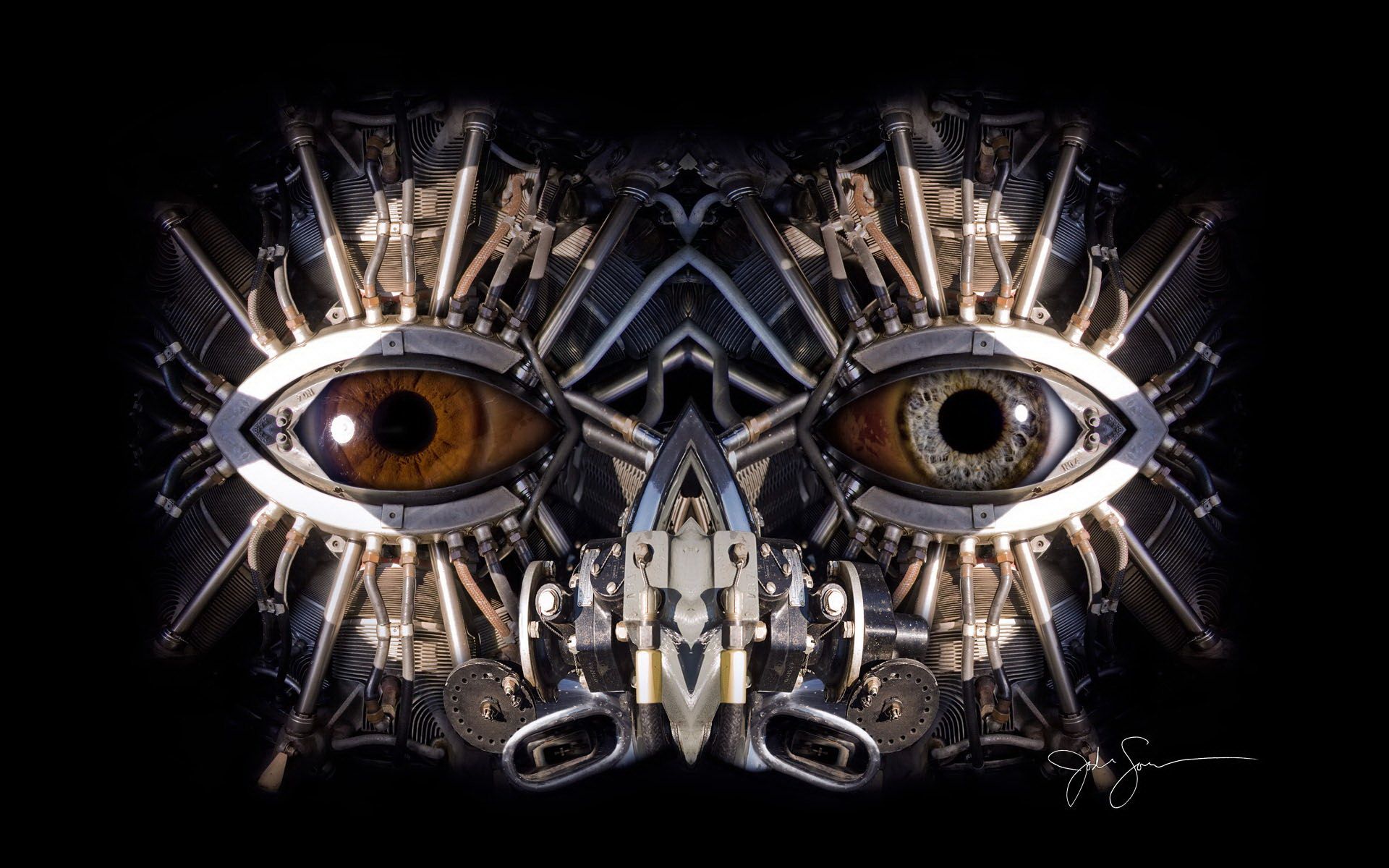Eyes Robot Cyborg wallpaper | 1920x1200 | 50246 | WallpaperUP