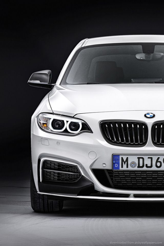 Download BMW 2 Series Coupe M Performance Front Wallpaper For iPhone 4