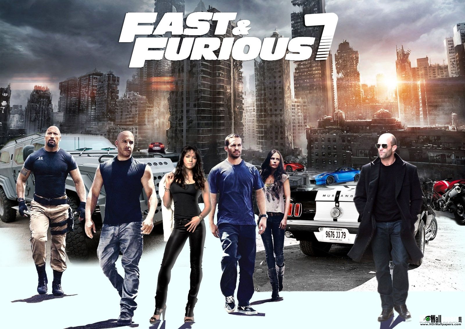 Fast and Furious 7 Movie HD Wallpapers and Backgrounds 2 - My Free