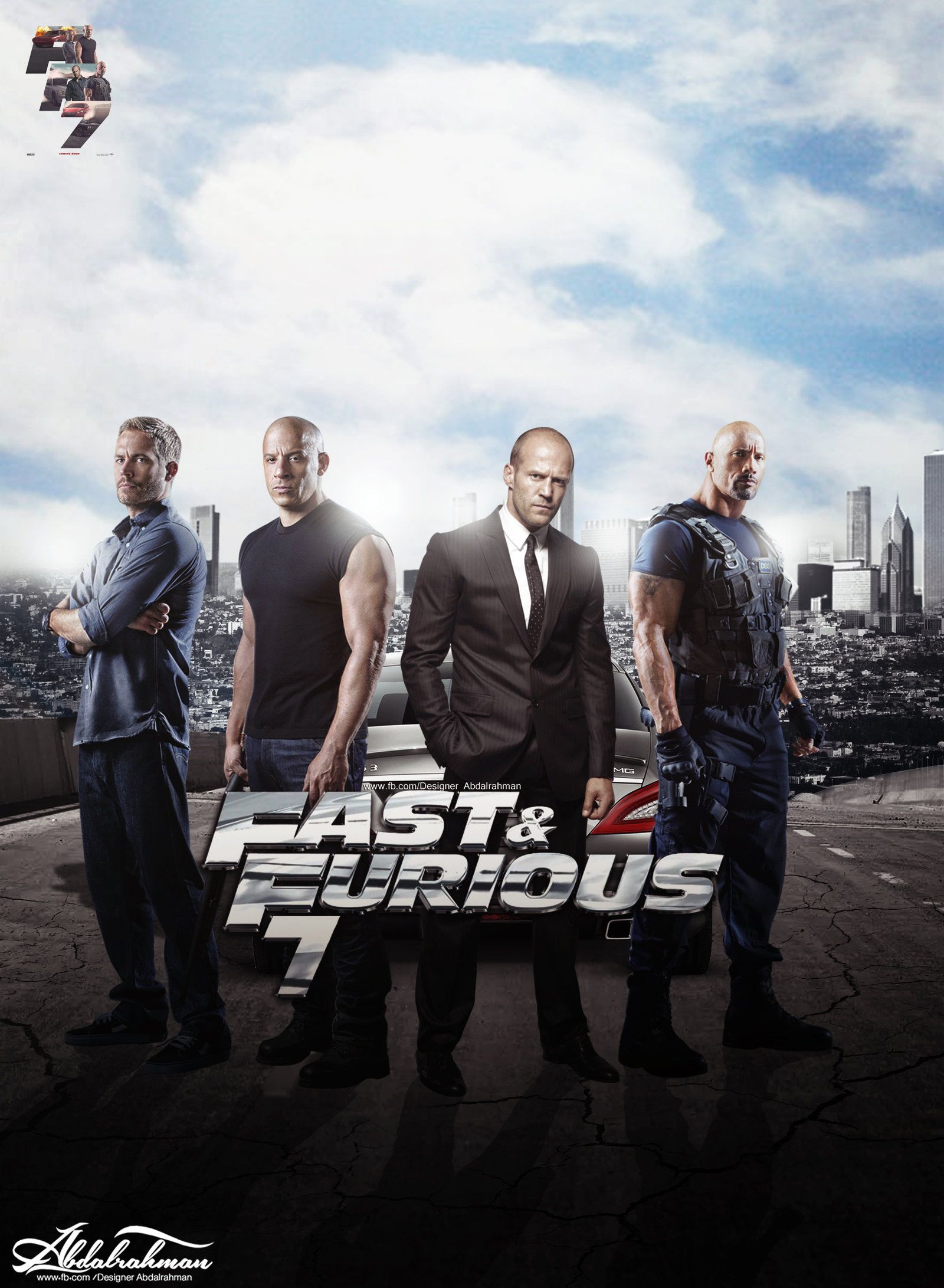 Fast And Furious 7 Poster - wallpaper