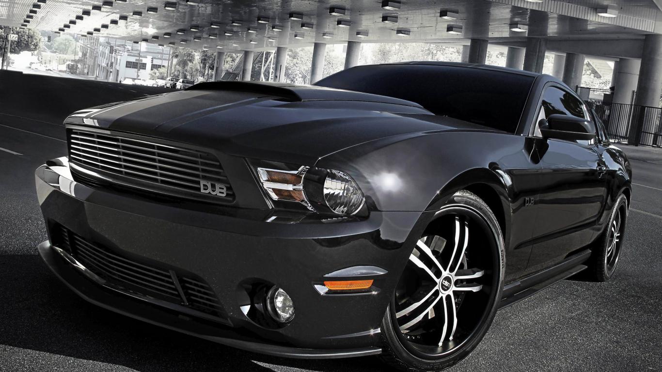 Wallpapers Ford Mustang Dub Car Hd 1366x768 | #178698 #ford mustang