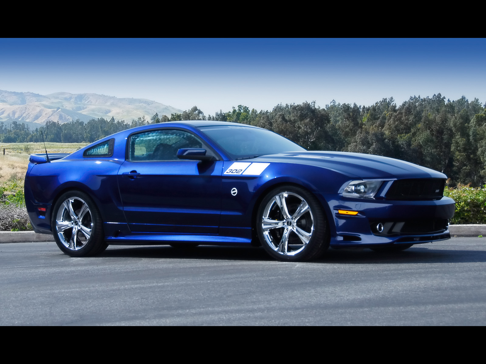 Mustang GT500 Blue » Holy Drift - HD Car Wallpapers and Videos
