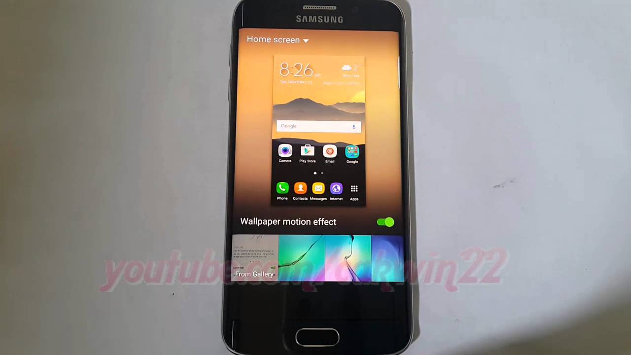 Android Lollipop How to change lock screen wallpaper on Samsung