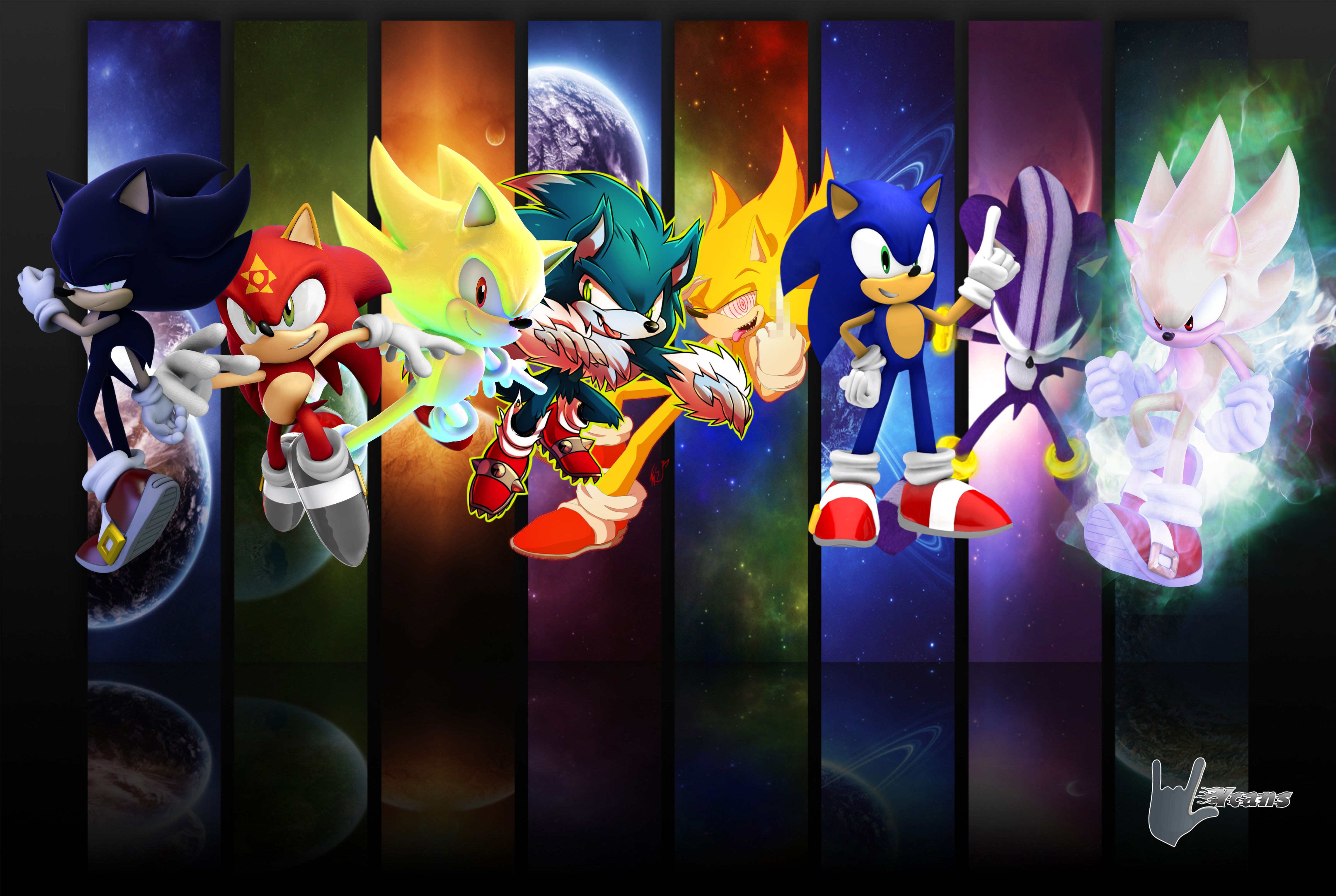 Sonic Form Wallpaper 2 by Sonic-Werehog-Fury on DeviantArt