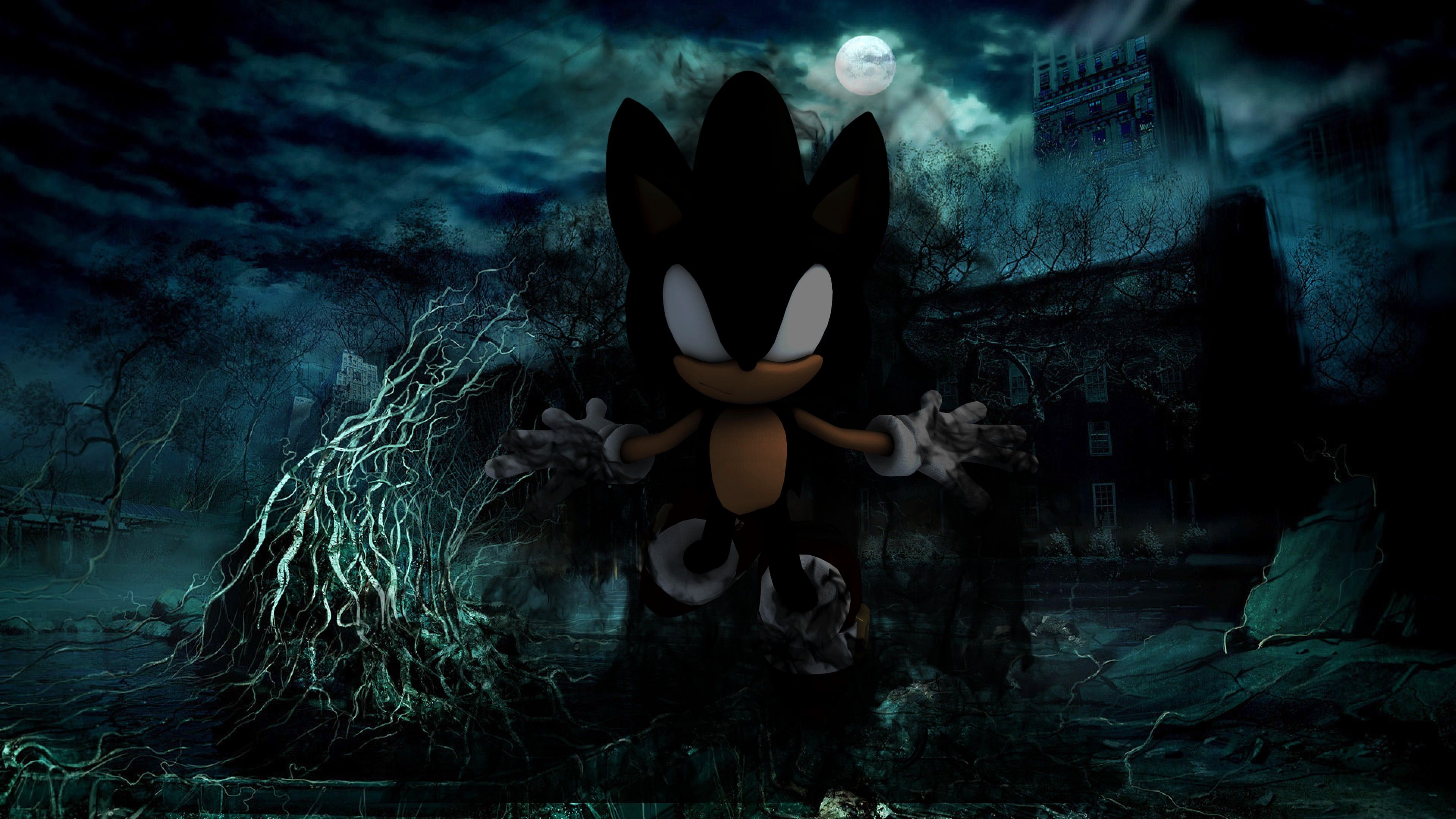 Dark Super Sonic Wallpaper 6 by Sonic-Werehog-Fury on DeviantArt