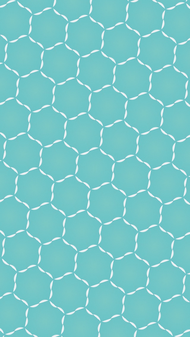 Simple Blue Hexagonal Pattern iPhone 5 Wallpaper / iPod Wallpaper ...