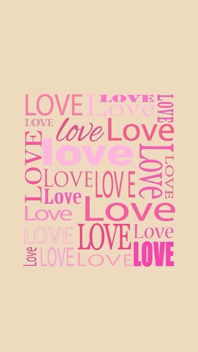Love Love Love iPhone 5 Wallpaper (640x1136)
