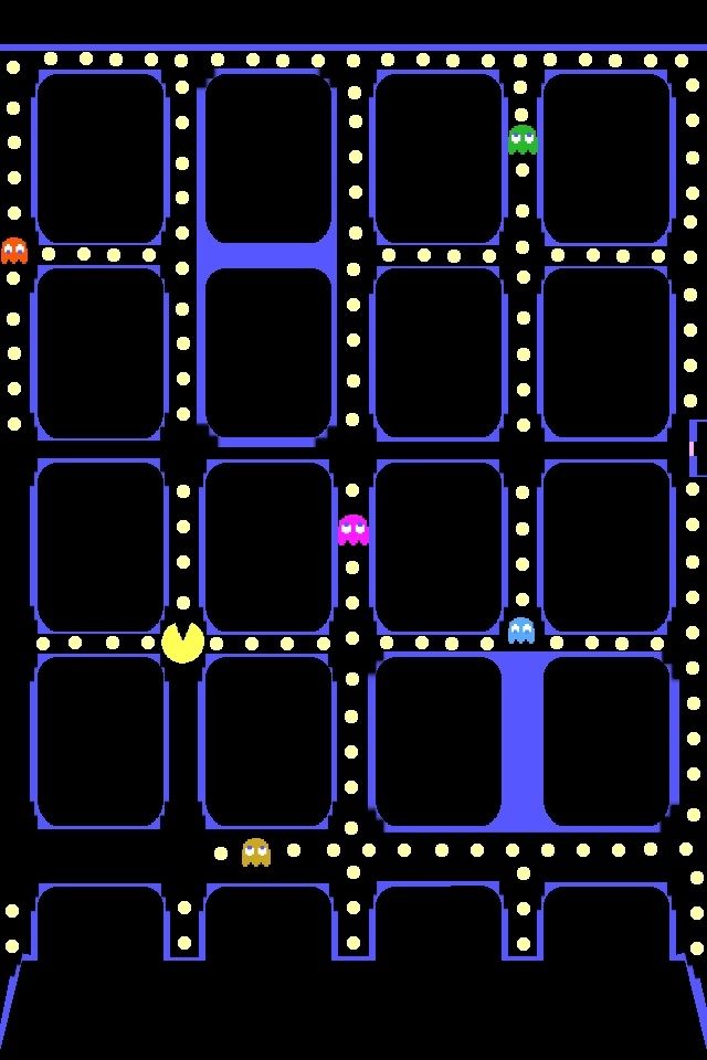 Selfmade pacman iphone/ipod wallpaper | iPod wallpapers ...