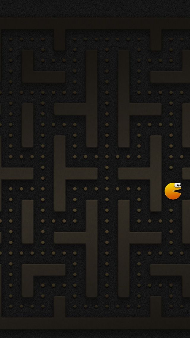 Pacman Empty iPhone 5 Wallpaper (640x1136)