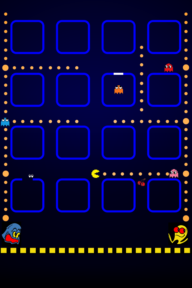Ultimate Pac-Man iPhone iOS 4 Wallpaper Collection [10 Downloads ...