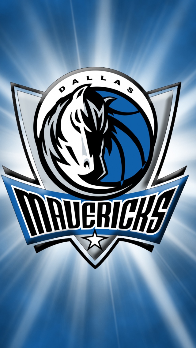 Download Wallpaper 640x1136 Dallas mavericks, Basketball, Logo ...