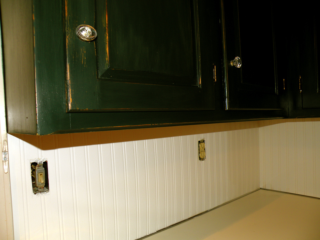 Wallpaper Backsplash Idea for a Kitchen — Interior Exterior Homes