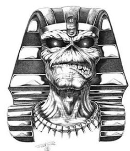 Powerslave Pharaoh Eddie | Iron Maiden | Pinterest