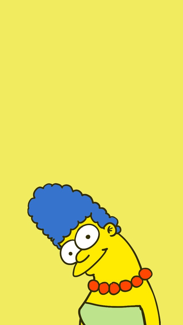 Marge Simpson iPhone 5 Wallpaper (640x1136)