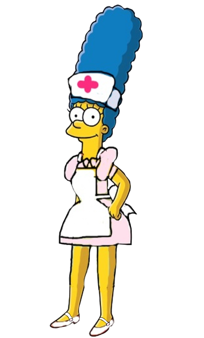 Marge Simpson As Nurse Joy by darthraner83 on DeviantArt
