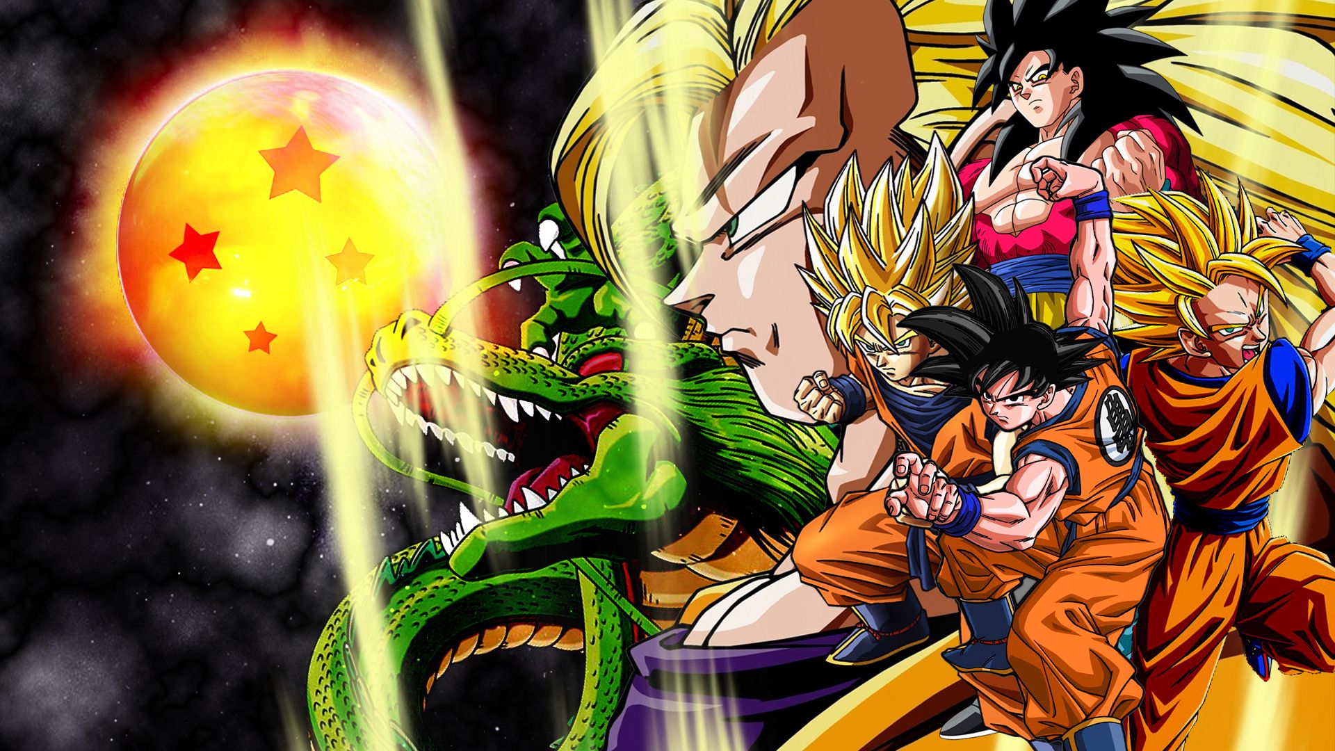 Goku Super Saiyan 4 - wallpaper.