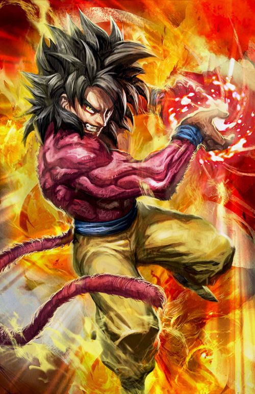 Super saiyan 4 Goku by longai.deviantart.com on @DeviantArt ...